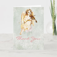 Angel Playing a Violin Thank You