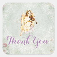 Angel Playing a Violin Thank You