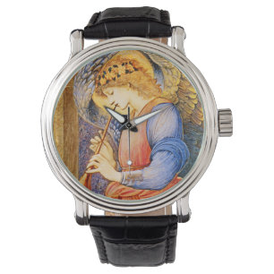 Angel Playing Flageolet Pre Raphaelite Wrist Watch