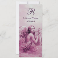 ANGEL PLAYING LYRA OVER THE CLOUDS,Monogram