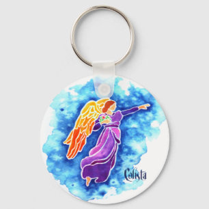 Angel Point to Future Keychain