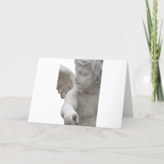 angel pointing at you card