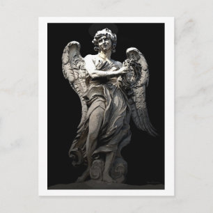 Angel Ponte Sant Angelo Postcard