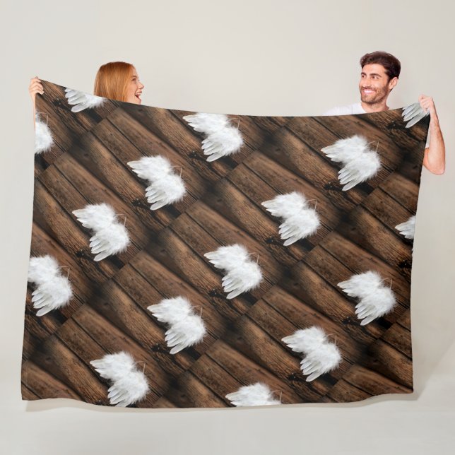 Angel Postcard Fleece Blanket (In Situ)