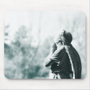 angel prayer mouse pad