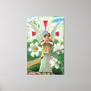 Angel Praying Canvas Print