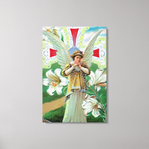 Angel Praying Canvas Print