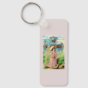 Angel Praying Key Ring