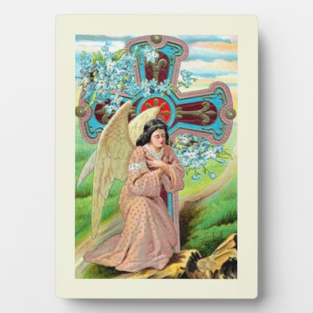 Angel Praying Plaque (Front)