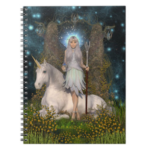 Angel Princess & Unicorn Notebook