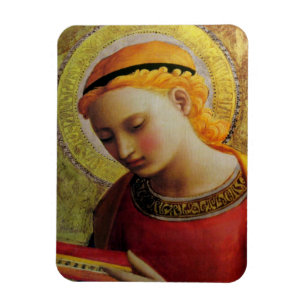 Angel Reading Bible Magnet