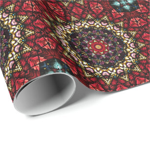 Angel Robes Kaleidoscope Art Pattern Giftwrap Wrapping Paper