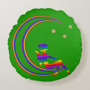 Angel Round Cushion