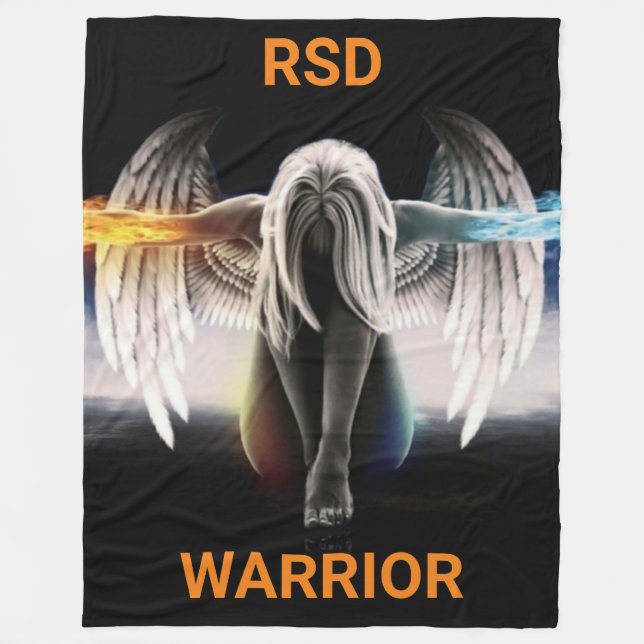 Angel...RSD  Fleece Blanket (Front)