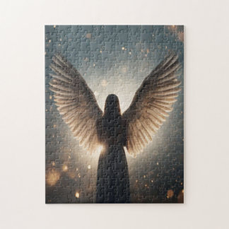 Angel Silhouette Jigsaw Puzzle