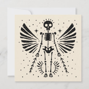 Angel skeleton Gothic Christmas