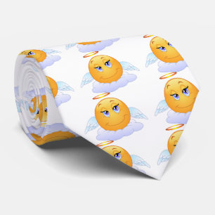 Angel smiley tie