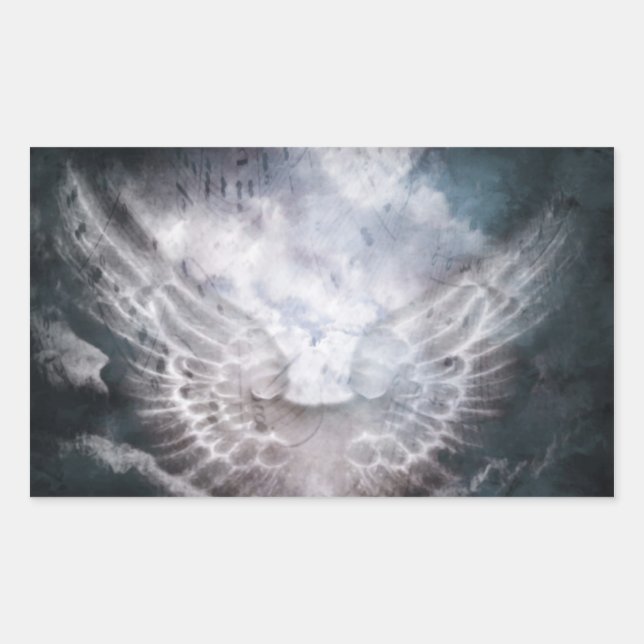 Angel Song Rectangular Sticker (Front)