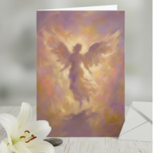 Angel Spiritual Sympathy And Thinking Of You Card