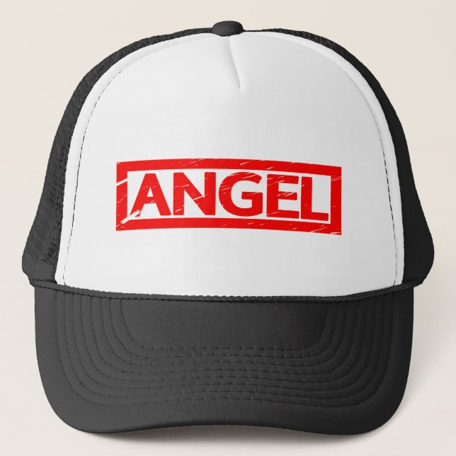 Angel Stamp Trucker Hat (Front)