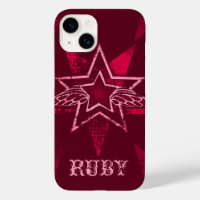 Angel Star custom name ruby red