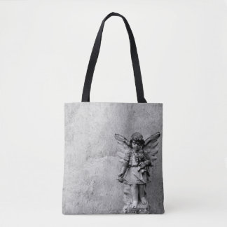 Angel Statuary Cross Body Tote Bag