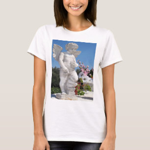 Angel Statue In Yellow T-Shirt