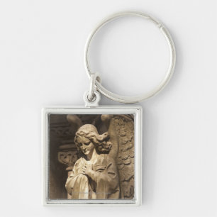Angel Statue with Crossed Hands, Buenos Aires Key Ring