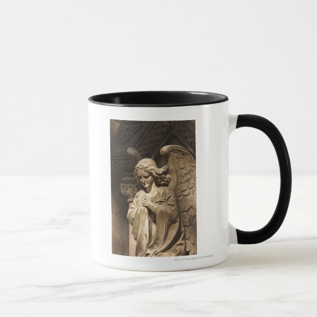 Angel Statue with Crossed Hands, Buenos Aires Mug (Right)