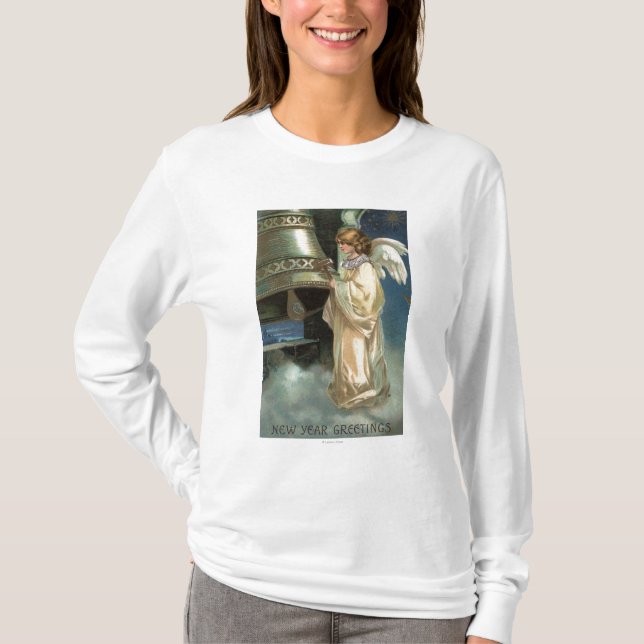 Angel Striking Bell with Mallet T-Shirt (Front)