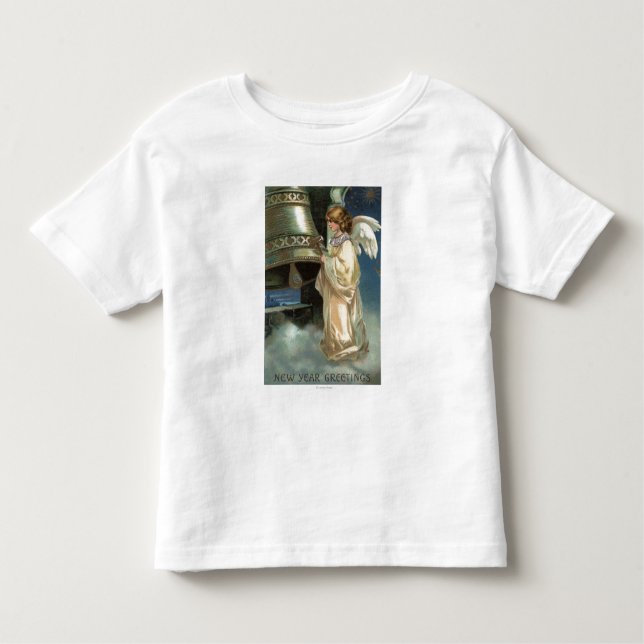 Angel Striking Bell with Mallet Toddler T-Shirt (Front)