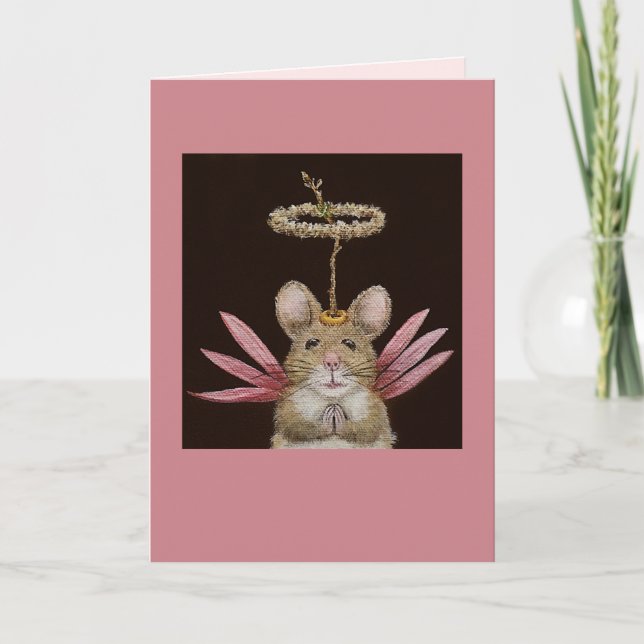 Angel Sue the field mouse card (Front)