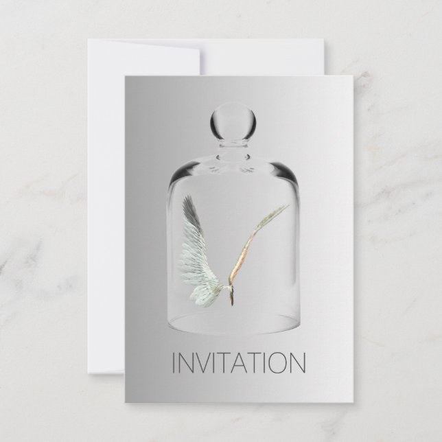 Angel Suprise Birthday Club Party Vip Invitation (Front)