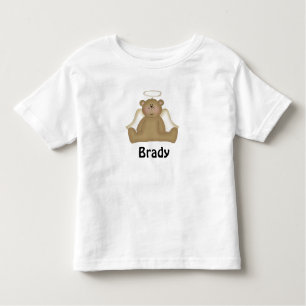 Angel Teddy Bear (Boy) Toddler T-Shirt