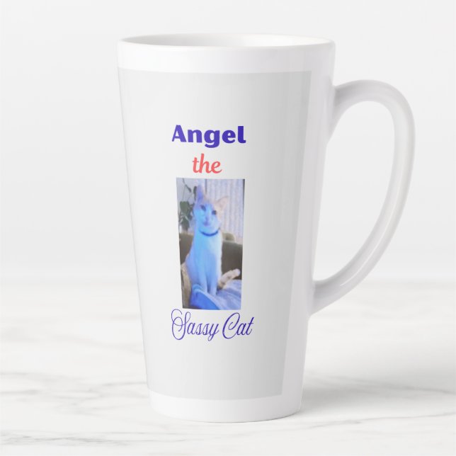 Angel, the Sassy Cat Mug (Right)
