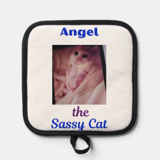 Angel the Sassy Cat Paw Cat Pot Holder