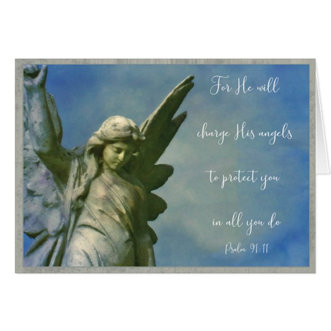 Angel to protect you Parakaleo note card (Front Horizontal)
