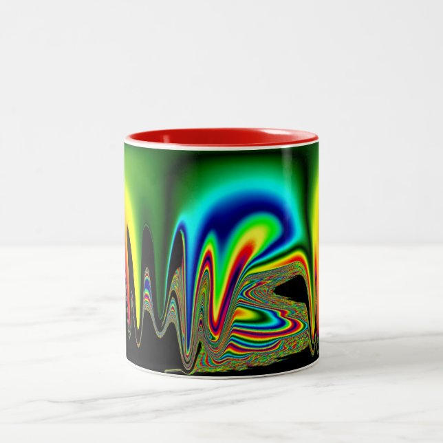 Angel trail Two-Tone coffee mug (Center)