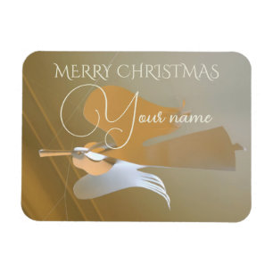 Angel trumpets magnet