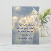 Angel Trust in the Lord Quote Inspirational