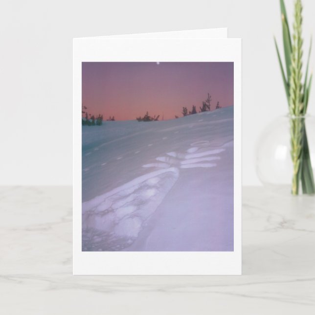 Angel under Moon Card (Front)