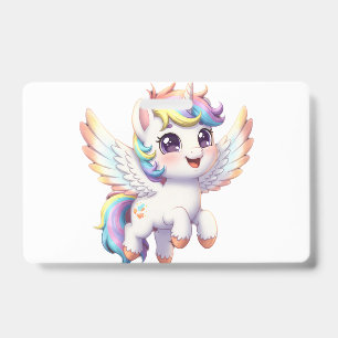 Angel unicorn is so cute ID badge