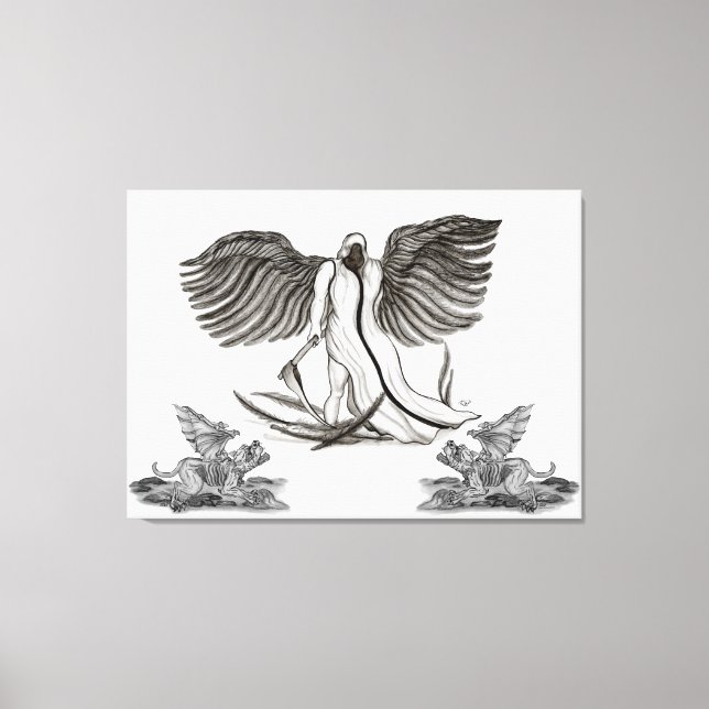 Angel Uriel Canvas Print (Front)