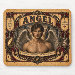 Angel, Vintage Circus Monster Mouse Pad