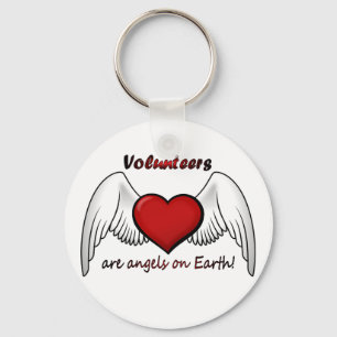Angel Volunteers Keychain