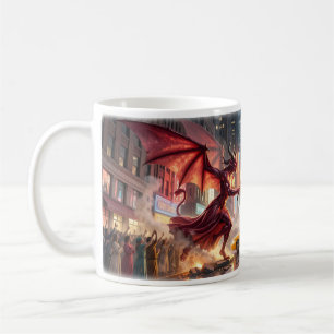 Angel vs Demon NYC Street Battle Epic Mug