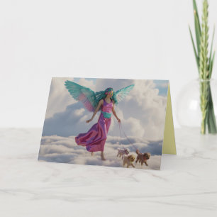 Angel Walkin' the Dog Card 2