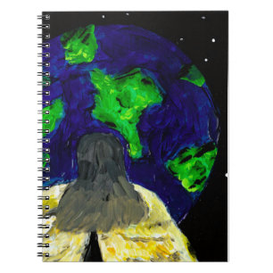 Angel Watching Over Notebook
