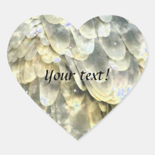 Angel Wing Heart Sticker