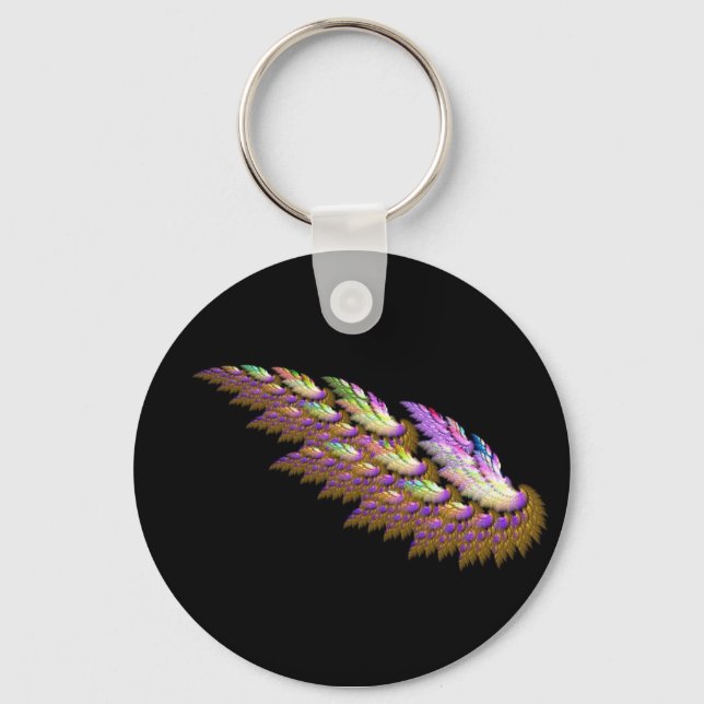 angel wing keychain (Front)